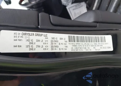 2012 Jeep Grand Cherokee Overland из США, поврежденный, VIN 1C4RJFCT8CC171305